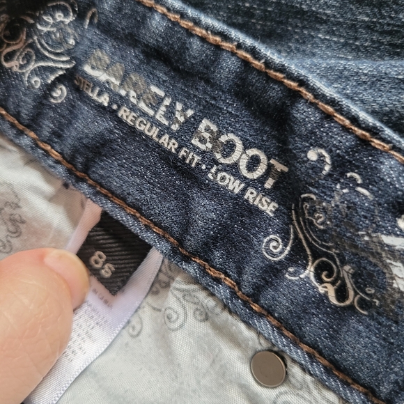 Express 8S Barely boot blue jeans - Picture 4 of 7